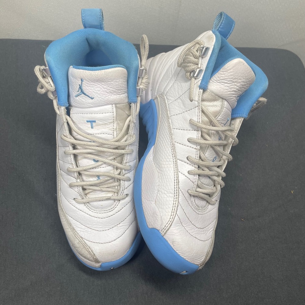 Jordan Kids Sneakers Leather 6Y Retro 12 University Blue 153265-112 Basketball